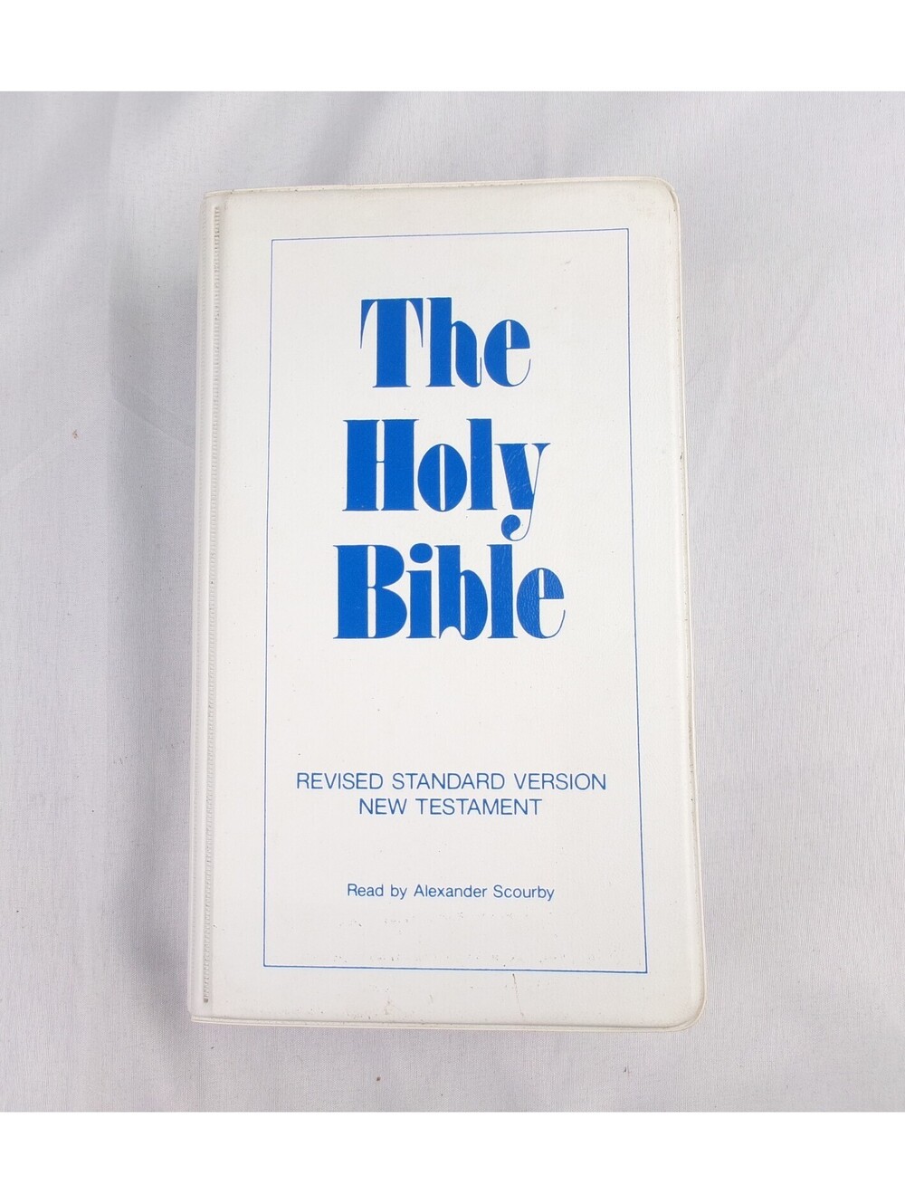 Holy Bible RSV New Testament Alexander Scourby 12 Cassette Tape Set Complete